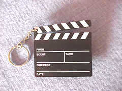 CLAPBOARD KEY CHAIN - Product Image
