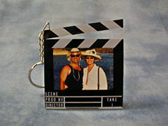 CLAPBOARD PHOTO KEY CHAIN - Product Image