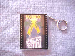 FILM STRIP PHOTO HOLDER KEY CHAIN