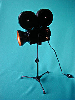 MOVIE CAMERA DESK LAMP - Product Image