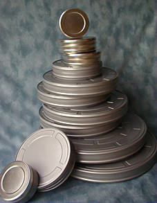 "REEL" MOVIE 3 3/4" FILM TIN